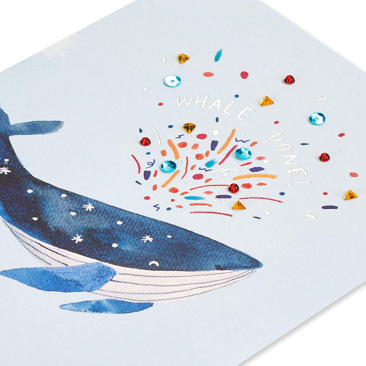 Papyrus Congratulations Card (So Fantastic) Whale Done