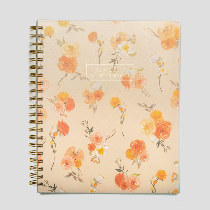 Blue Sky Life Note It 2023-2024 Academic Year Weekly and Monthly Planner Notes, 8.5" x 11", Frosted Cover, Wirebound, Hannah Frosted (142588-A24) 8.5" x 11"