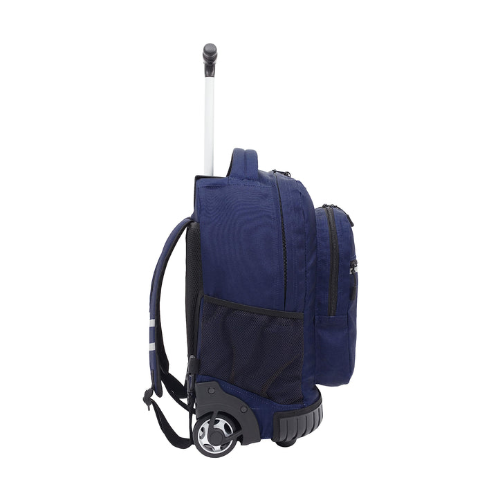 Travelers Club Rolling Backpack, Midnight Blue, 18-Inch 18 Inch