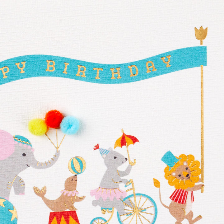 Hallmark Signature Birthday Card (Circus) Circus