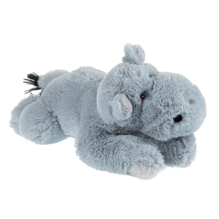 Wild Republic EcoKins Mini Hippo Stuffed Animal 8 inch, Eco Friendly Gifts for Kids, Plush Toy, Handcrafted Using 7 Recycled Plastic Water Bottles (24803)