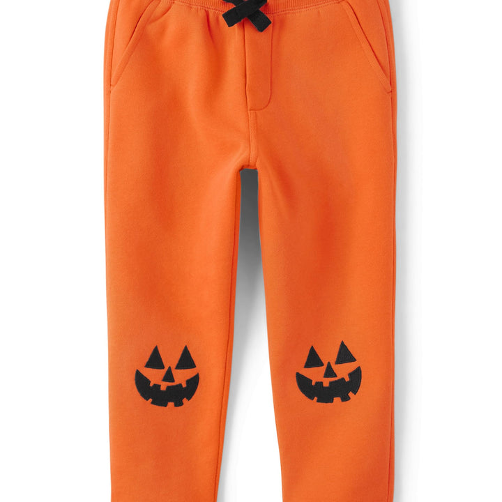 Gymboree Boys' and Toddler Fleece Jogger Sweatpants 12-18 Months Jackolantern