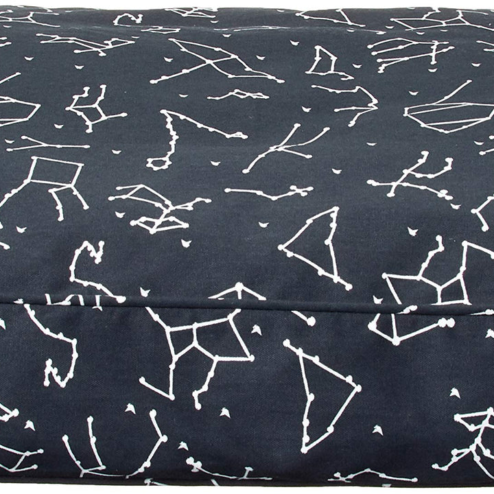 Molly Mutt Small Dog Bed Cover -Rocketman Print - Measures 22”x27”x5’’ - 100% Cotton - Durable - Breathable - Sustainable - Machine Washable Dog Bed Cover 22.0"L x 27.0"W x 5.0"Th Rocketman
