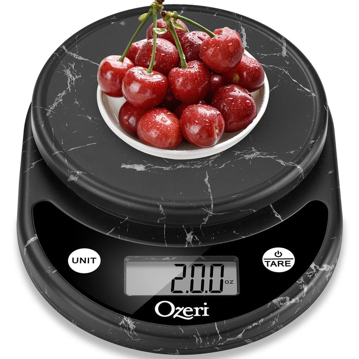 Ozeri Pronto Digital Multifunction Kitchen and Food Scale,Black Marble