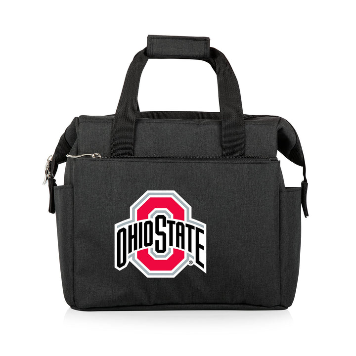 PICNIC TIME NCAA unisex-adult NCAA On The Go Lunch Cooler Ohio State Buckeyes 10 x 6 x 10.5 Black