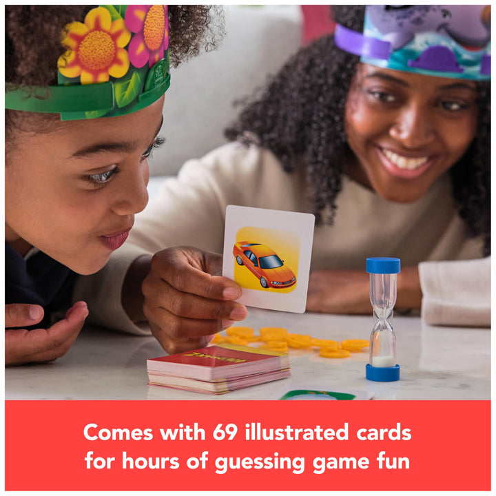 Spin Master Games, Hedbanz 2023 Edition with New Cards, Picture Guessing Board Game, Family Games, Games for Family Game Night, Kids Games for Ages 6+