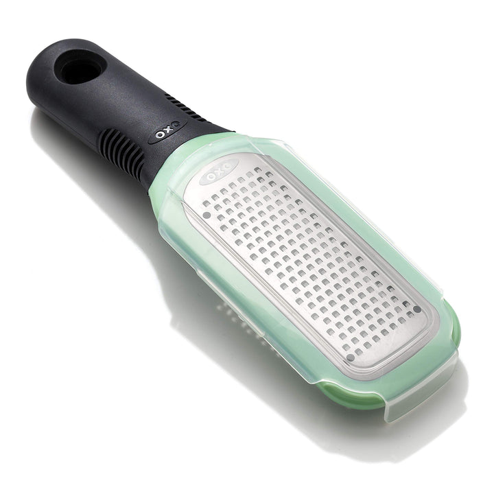 OXO Good Grips Etched Ginger & Garlic Grater, Green,us:one size Ginger/Garlic Grater