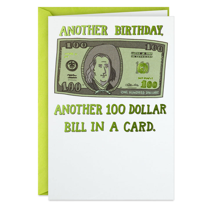 Hallmark Shoebox Funny Birthday Card ($100 Bill)