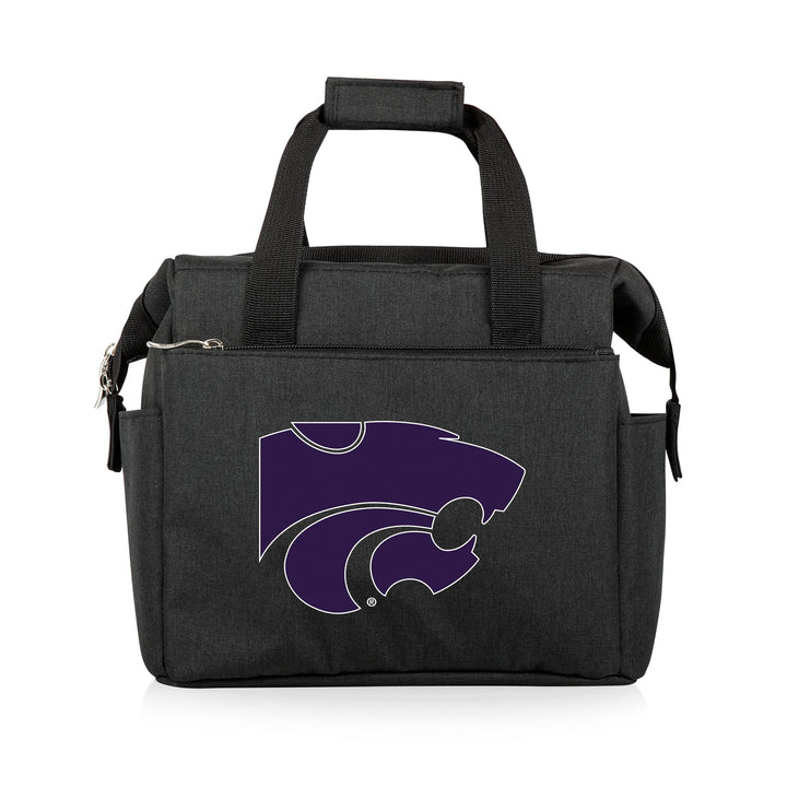 PICNIC TIME NCAA unisex-adult NCAA On The Go Lunch Cooler Kansas State Wildcats 10 x 6 x 10.5 Black