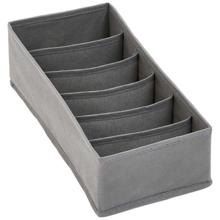 Basics Dresser Drawer Storage Organizer for Undergarments, Set of 4 - Gray