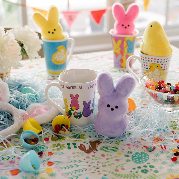 Animal Adventure Peeps Collectible 6" Peeps Plush and Mug Giftset Purple Peep in a 15oz Mug Mug and Plush