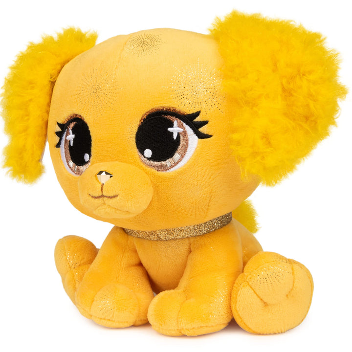 GUND P.Lushes Pets Gem Stars Collection, Samara Sunrise Puppy Stuffed Animal, Yellow/Gold, 6”