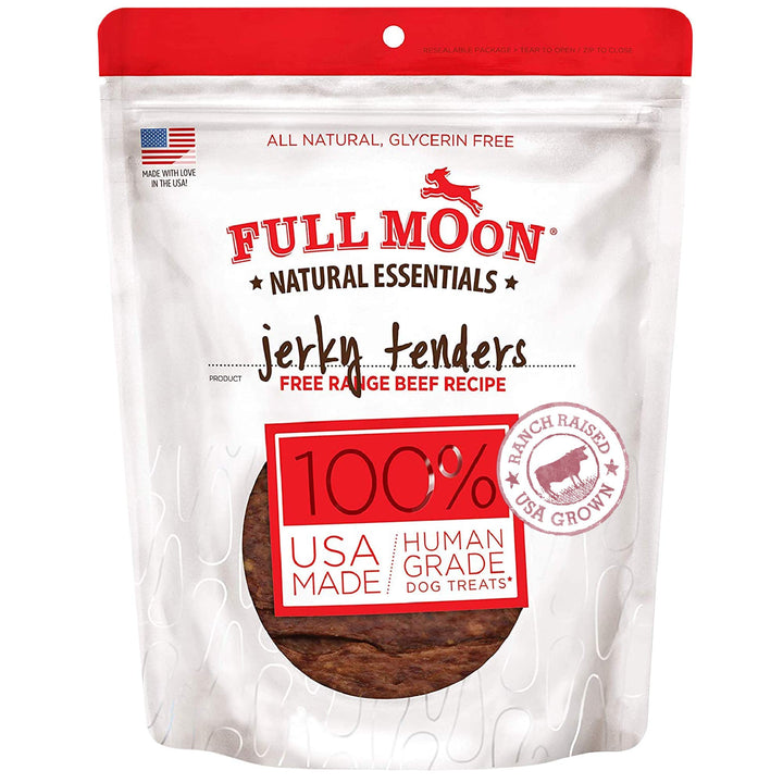 Full Moon All Natural Essentials Beef Jerky Tenders Free Range Human Grade 24 oz 1.5 Pound (Pack of 1)