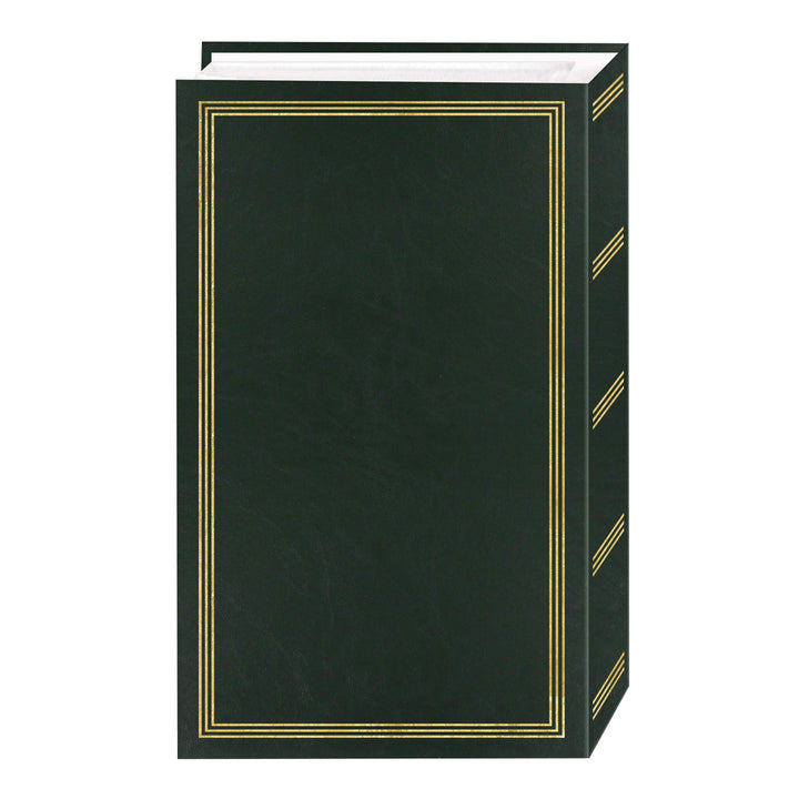 3-Ring Photo Album 504 Pockets Hold 4x6 Photos, Hunter Green 504 Pockets 4"x6"