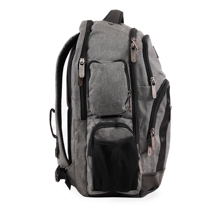 ORIGINAL PENGUIN Backpack, Grey Crosshatch, 19" 19"