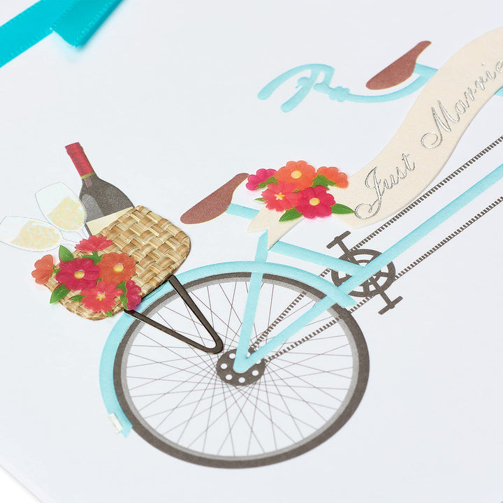 Papyrus Wedding Card (Tandem Bike) Tandem Bike