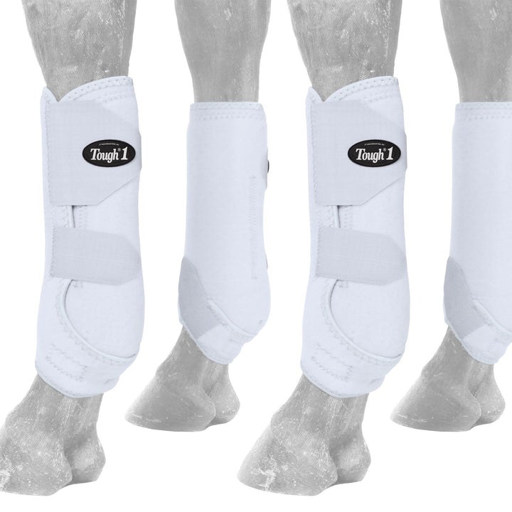 Tough 1 Extreme Vented Sport Boots Set Medium White