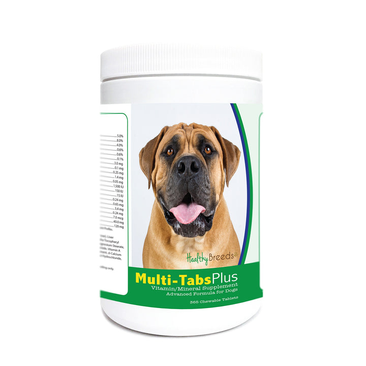 Healthy Breeds Boerboel Multi-Tabs Plus Chewable Tablets 365 Count 365 Tabs