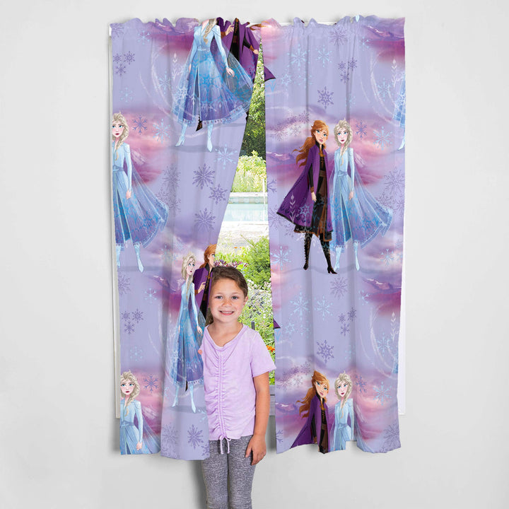 Franco Kids Room Window Curtains Drapes Set, 82 in x 63 in, Disney Frozen 2(Prints may vary)