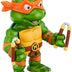 Jada Toys Teenage Mutant Ninja Turtles 4 Michelangelo Die-cast Figure, Toys for Kids and Adults, Orange, 31848