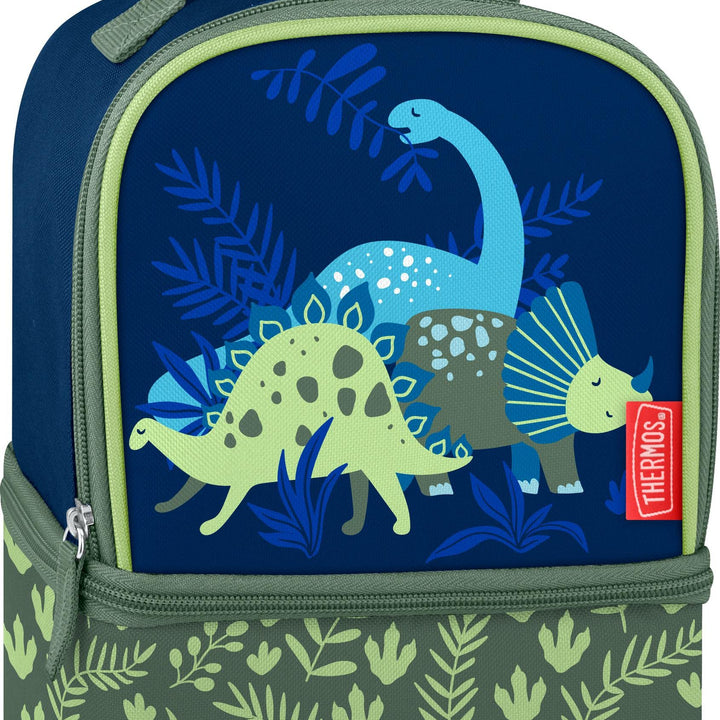 THERMOS Non-Licensed Dual Compartment Lunch Box, Dinosaur Kingdom