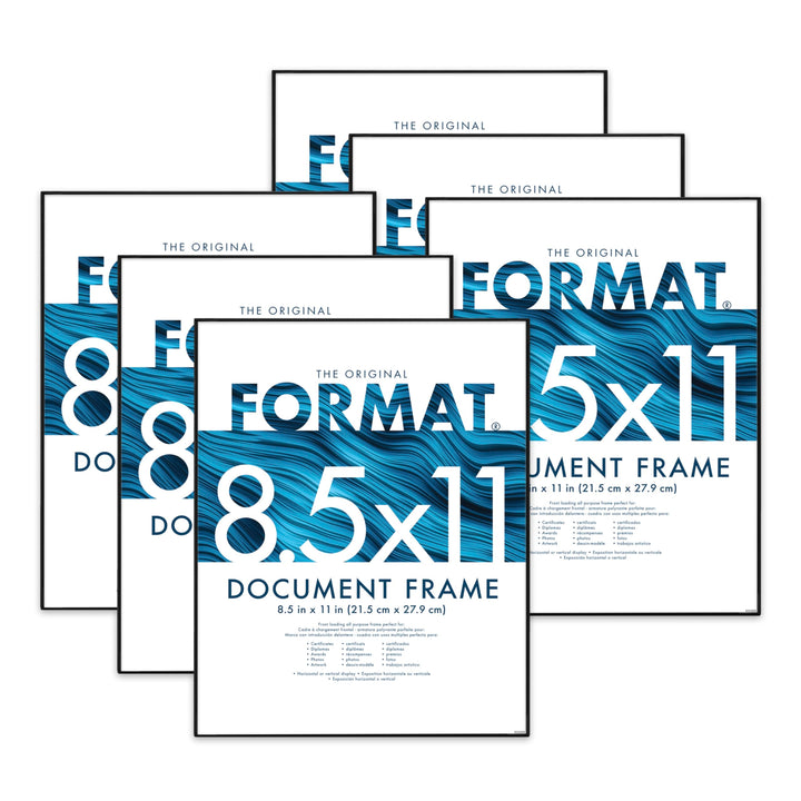 MCS Format Picture Frames, Gallery Wall Frames, Black, 6 x 8, 12-Pack 12 pk 6 x 8 in