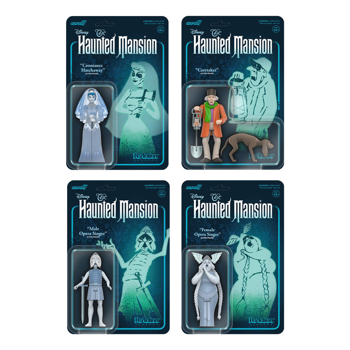 Super7 Disney Haunted Mansion Female Opera Singer - 3.75" Disney Action Figure with Accessory Classic Disney Collectibles and Retro Toys