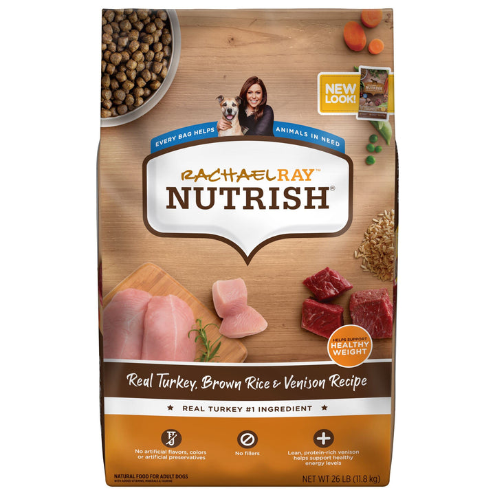 Rachael Ray Nutrish Limited Ingredient Dog Food, Lamb Meal & Brown Rice Recipe, 28 lb. Bag Dry Food 28 Pound (Pack of 1)