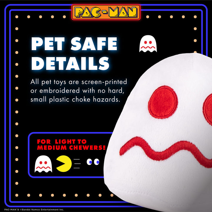 for Pets 8 Inch Ghost Turn-to-White Plush Squeak Toy for Dogs | Plush Dog Toy with Squeaky | Dog Squeaker Toys | Officially Licensed Pet Products