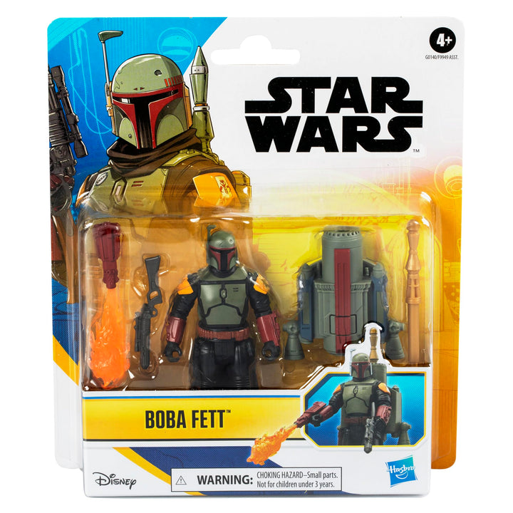 STAR WARS Epic Hero Series Boba Fett 4-Inch Deluxe Action Figure & 4 Accessories, Toys for 4 Year Old Boys and Girls & Up