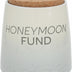 Pavilion - Honeymoon Fund 6.5-inch Unique Ceramic Piggy Bank Savings Bank Money Jar with Cork Base and Cork Lid, Ombre Gray 78620