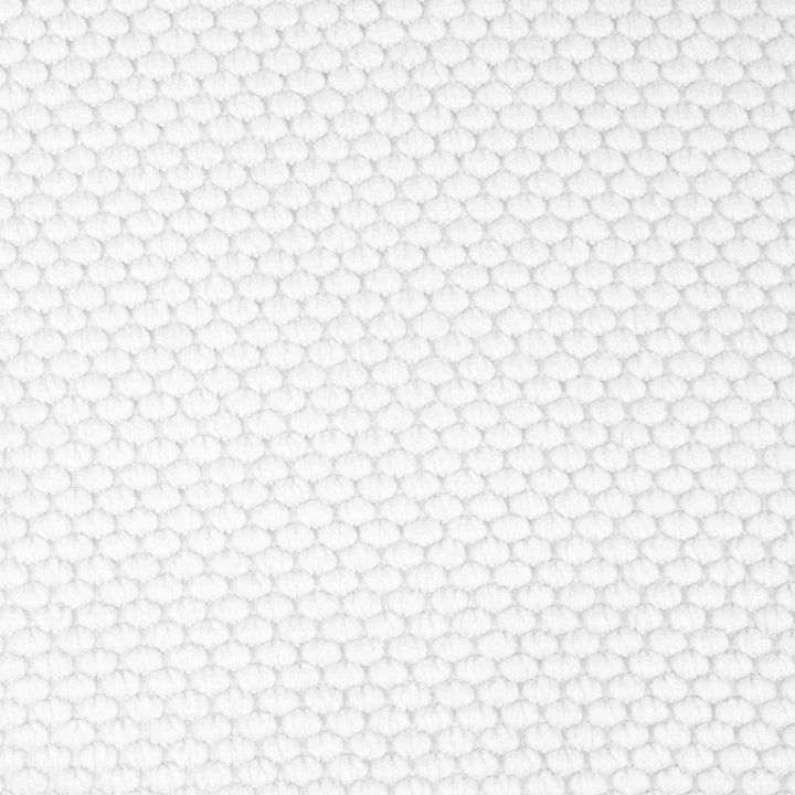Sweet Home Collection Cushion Memory Foam Chair Pads Honeycomb Nonslip Back Seat Cover 16" x 16", 2 Pack, White