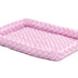 MidWest Homes for Pets Bolster Dog Bed 22L-Inch Pink Dog Bed or Cat Bed w/ Comfortable Bolster | Ideal for XS Dog Breeds & Fits a 22-Inch Dog Crate | Easy Maintenance Machine Wash & Dry