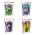 Silver Buffalo Disney Villain Cards Mini Glasses 4 Pack Featuring Cruella De Vil, Ursula, The Evil Queen and Maleficent, 1.5 Ounces Villains Cards