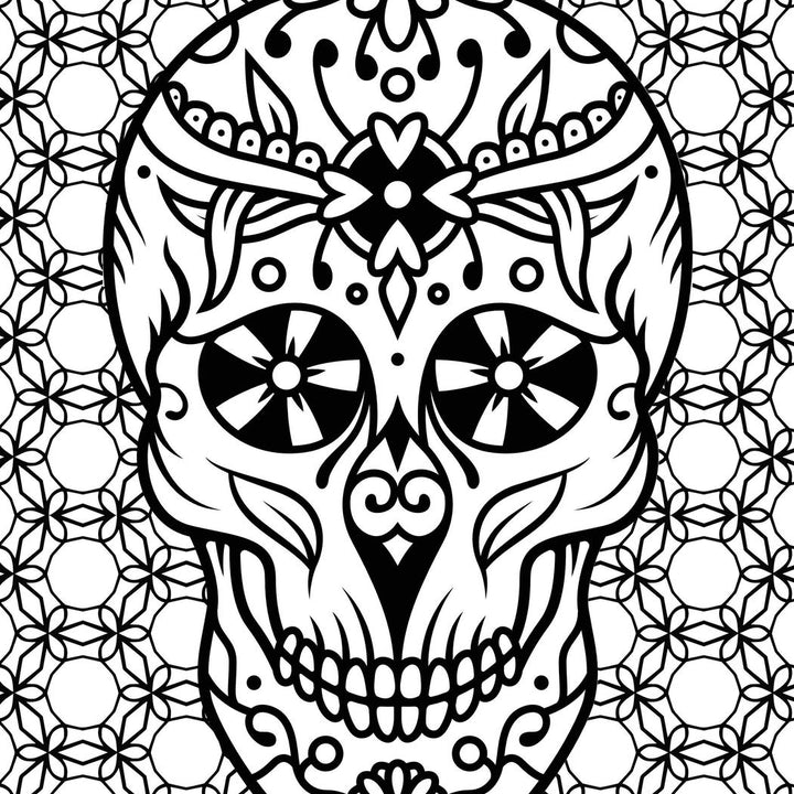 2020 Planner: Sugar Skull Cover to Color On A Daily, Weekly, Monthly Planner with Monthly Sugar Skull Coloring Pages, Calendar, Goals, To-Do, Gratitude, Habit and Mood