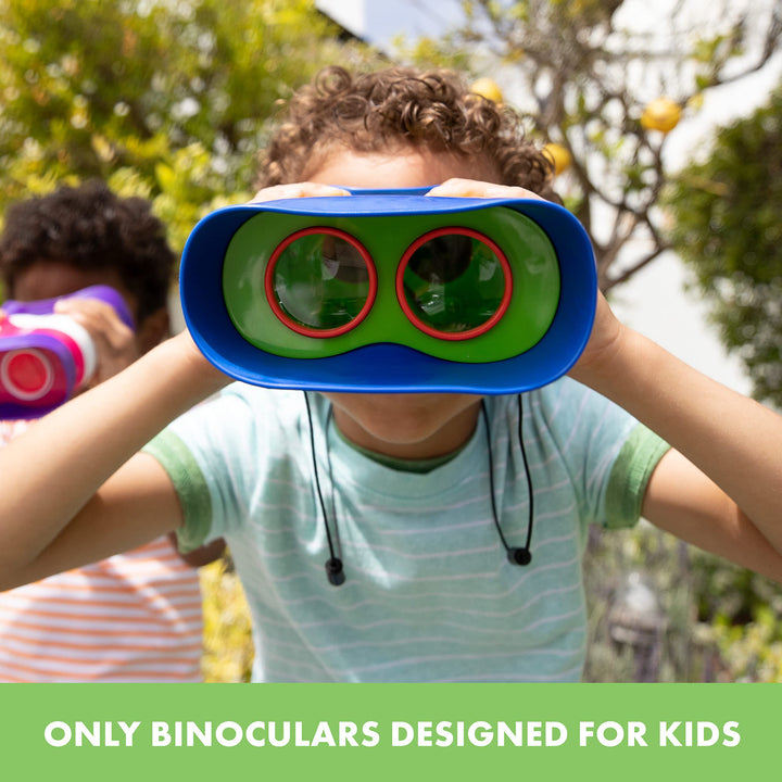 Educational Insights GeoSafari Jr. Kidnoculars - Binoculars for Kids Ages 3+, STEM and Outdoor Toys for Toddlers, Gifts for Toddlers Multi