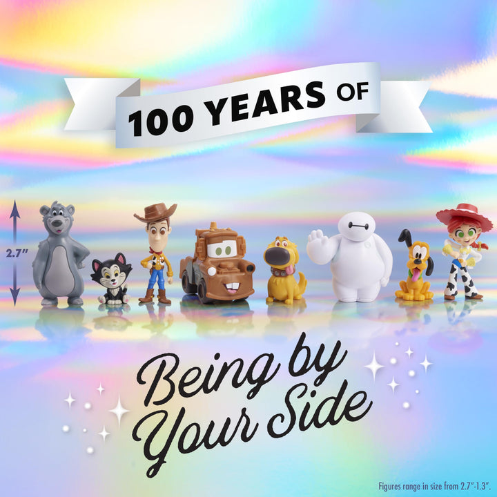 Disney100 Years of Being By Your Side, Limited Edition 8-piece Figure Set, Kids Toys for Ages 3 Up by Just Play