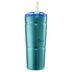 BUBBA BRANDS Envy S Vacuum-Insulated Stainless Steel Tumbler with Lid and Straw, 24oz Reusable Iced Coffee or Water Cup, BPA-Free Travel Tumbler, Island Teal No Bumper