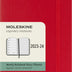 Moleskine Classic 18 Month 2023-2024 Weekly Planner, Soft Cover, Pocket (3.5" x 5.5"), Scarlet Red