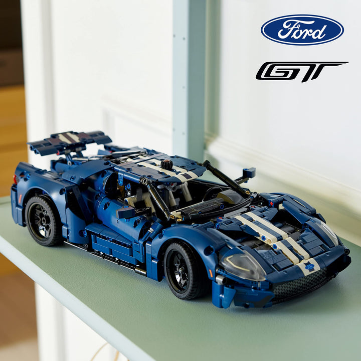 LEGO Technic 2022 Ford GT 42154 Car Model Kit for Adults to Build, Collectible Set, 1:12 Scale Supercar with Authentic Features, Gift Idea That Fuels Creativity and Imagination Standard Packaging