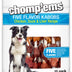 CHOMP 'EMS Five Flavor Kabobs Dog Treats - Beefhide Chewstick - High Protein Dog Chews, 15 Count 15 Count (Pack of 1)