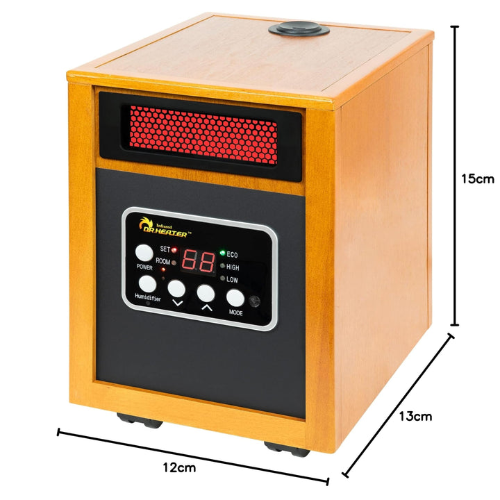 Portable Space Heater with Humidifier, 1500-Watt DR-968H w/ Humidifer