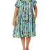 Women's Plus Size Dress Doll Up PRT 14 Plus Oasis Leaf