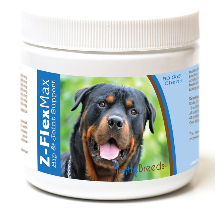 Healthy Breeds Rottweiler Z-Flex Max Hip and Joint Soft Chews 50 Count