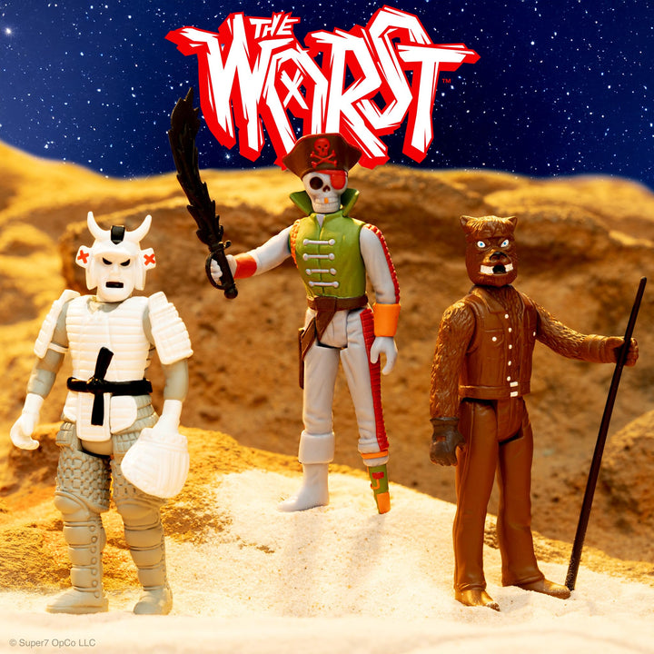 Super7 The Worst Captain Deadstar (Scum Squad) - 3.75" The Worst Action Figure with Accessory Collectibles and Retro Toys Captain Deadstar (Scum Squad) 3.75-INCH