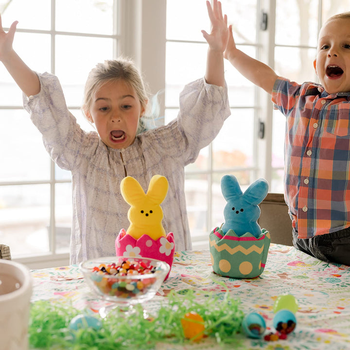 Animal Adventure | Peeps | 8.5" Animated Bunny Plush | Blue 8.5"