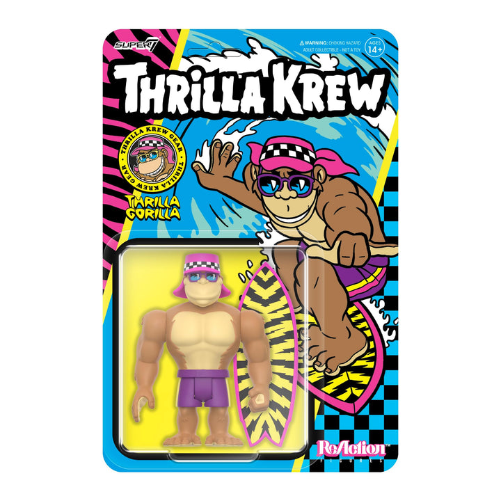 Super7 Thrilla Krew Reaction Figures Wave 02 - Thrilla Gorilla Action Figure