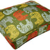 Molly Mutt Washable Dog Bed Cover, Cotton Dog Bed Cover, Dog Bed Cover, Small, Elephant Parade, dd63a