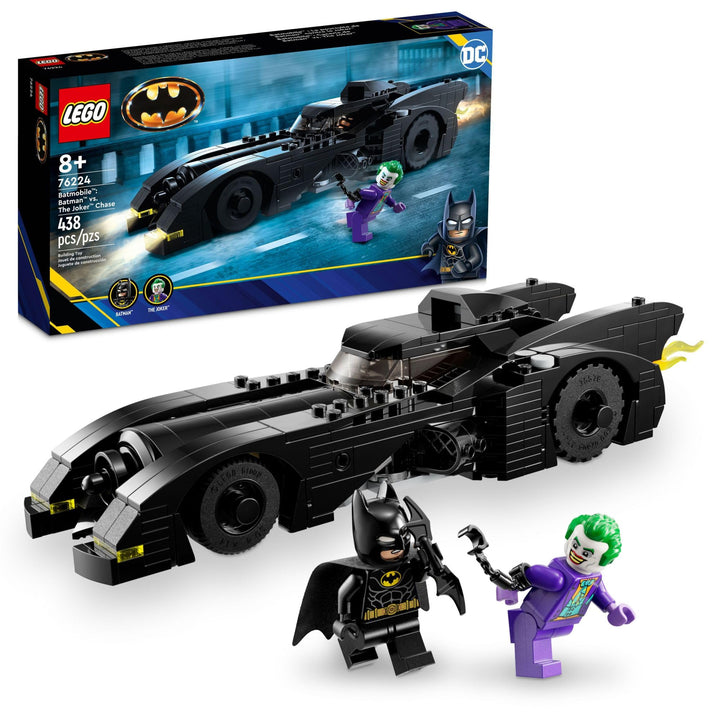 Lego DC Batmobile: Batman vs. The Joker Chase 76224 Building Toy Set, This DC Super Hero Toy Features Batman's Iconic Vehicle with Weapons and a Minifigure Compatible Cockpit, DC Gift for 8 Year Olds Multicolor