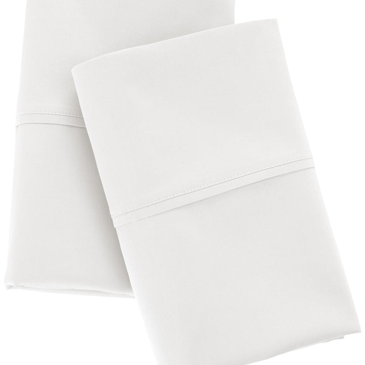 Aware 100% Organic Cotton 300 Thread Count Pillowcase, Standard Set, King, White, 2 Pack, 40" x 20" Pillowcase Set